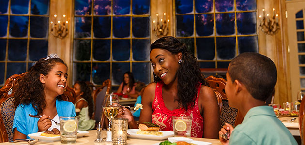 Dine in the Beast's enchanted castle at Be Our Guest