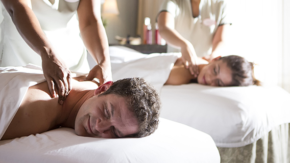 Treat yourself to a massage at Senses Spa & Salon