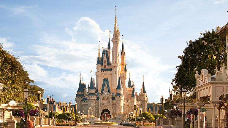 Cinderella castle at Magic Kingdom theme park