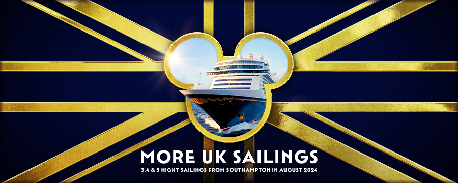 More UK Sailings in 2024 - 3, 4 and 5-night cruises from Southampton in August 2024