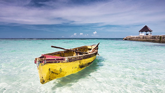 Sea views in Falmouth, Jamaica