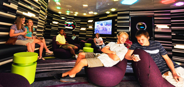 Vibe, a teens-exclusive lounge to enjoy music, movies, games and more.