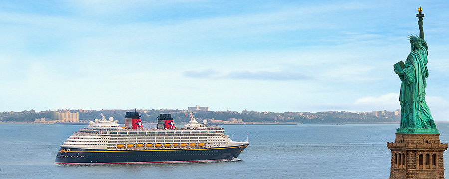 Embark on your Disney Cruise Line adventure from the vibrant city of New York.