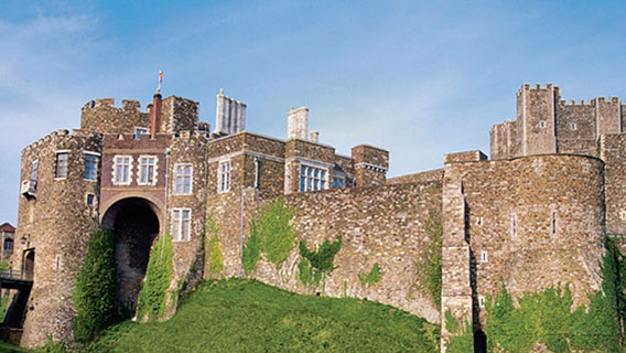 Discover history with a visit to the medieval castle in Dover.