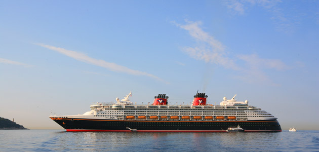 Disney Magic in port, Villefranche.