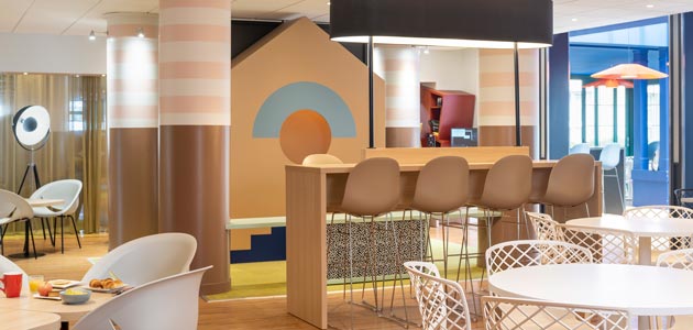 Restaurant of the Aparthotel Adagio Val d'Europe.