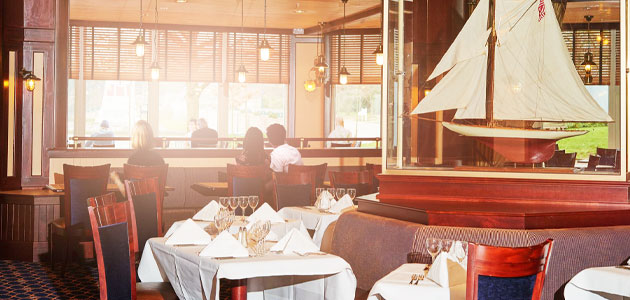 Dining at the Yacht Club Restaurant at Disney Newport Bay Club