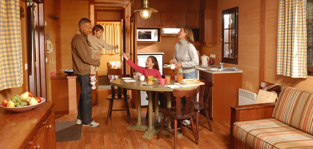 Cosy cabins are a perfect place to enjoy magical time with your family