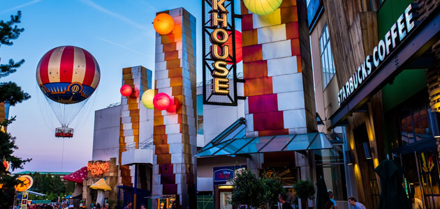 Take your pick of the restaurants in Disney Village