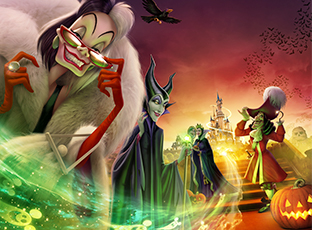 Celebrate Halloween with villains.