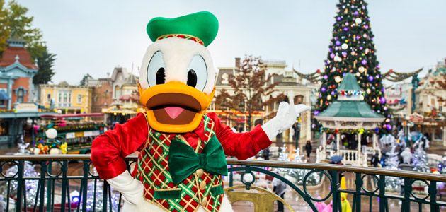 Donald Duck at Christmas