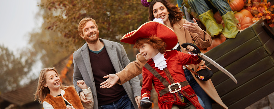 Family at Disney Halloween Festival