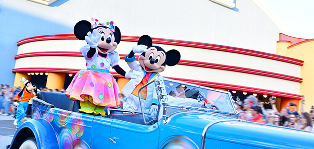Mickey and Minnie at the Magical Pride Parade