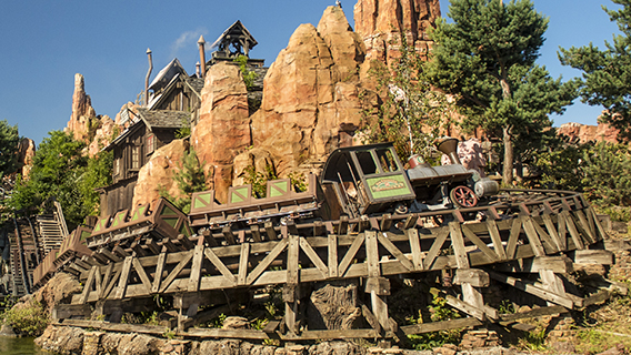 Take a bumpy but exciting ride on an out-of-control mine cart.