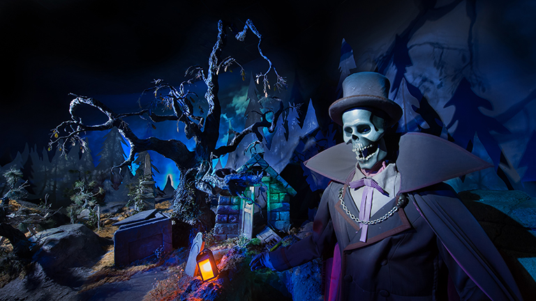 Inside the Phantom Manor attraction