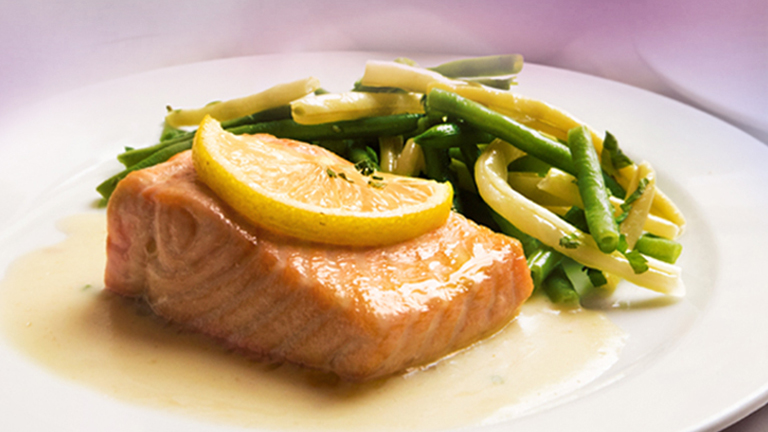 Tasty seafood dish included with Disneyland Paris Extra Plus Meal Plan