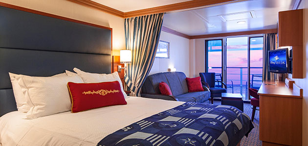 The Deluxe Family Oceanview Stateroom with Verandah
