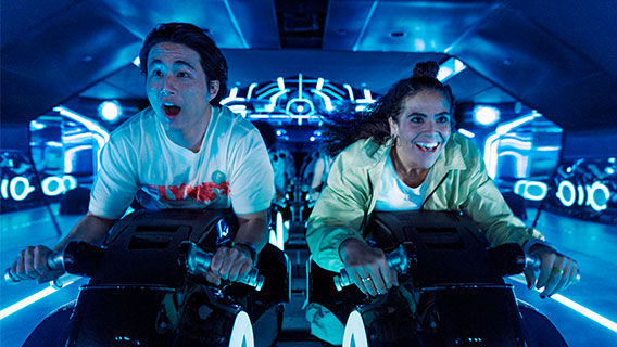 Guests on TRON Lightcycle / Run
