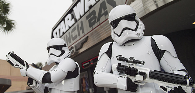 Stormtroopers at Star Wars Launch Bay