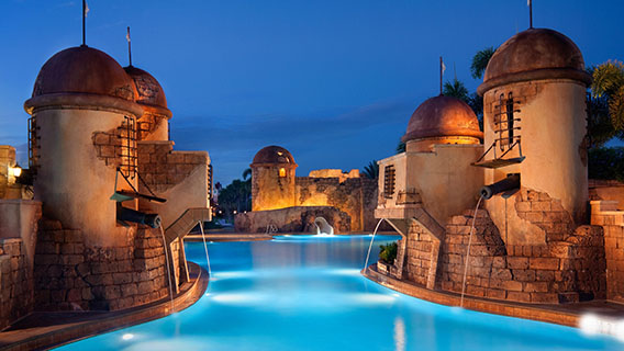 Fuentes del Morro Pool at Disney's Caribbean Beach Resort