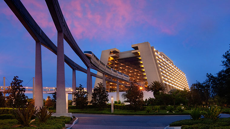 The Monorail at Disney's Contemporary Resort