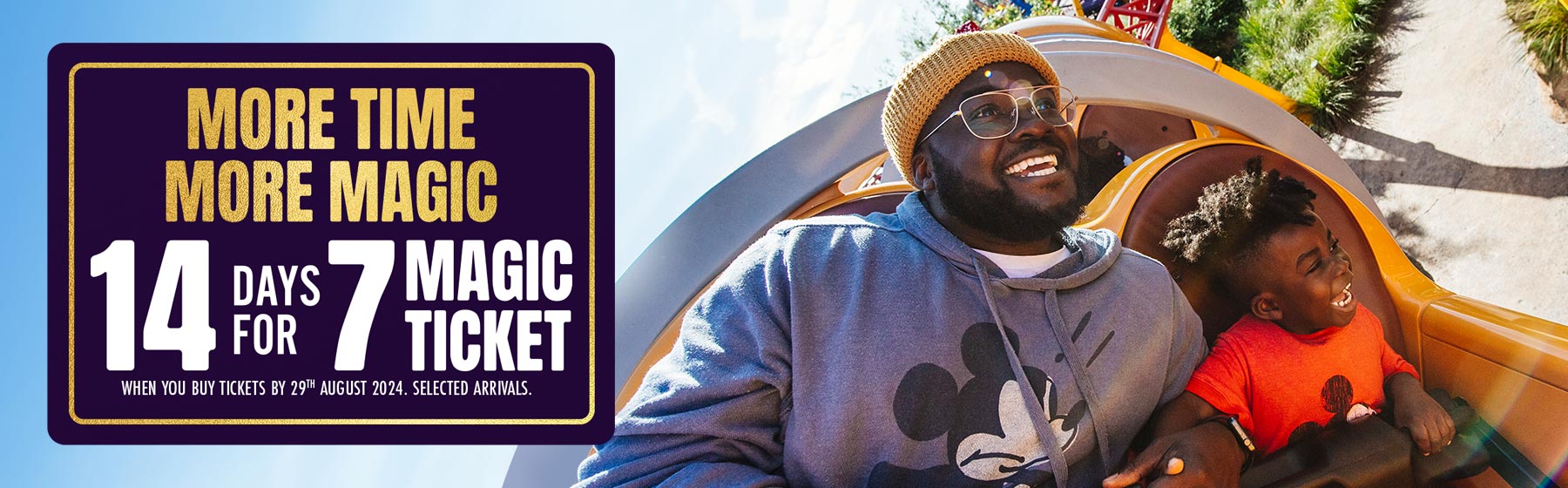 Father and son in Slinky Dog Dash